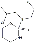 Tetrahydro-2-[N-(2-chloroethyl)-N-(2-chloropropyl)amino]-2H-1,3,2-oxazaphosphorine 2-oxide Structure