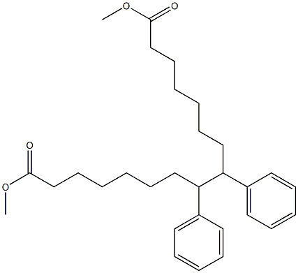 8,9-Diphenylhexadecanedioic acid dimethyl ester 구조식 이미지