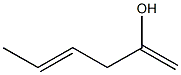 1,4-Hexadien-2-ol Structure