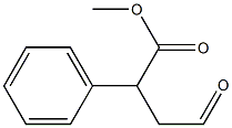2-Phenyl-3-formylpropionic acid methyl ester 구조식 이미지