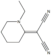 [1-Ethylpiperidin-2-ylidene]malononitrile 구조식 이미지