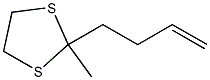 4-(2-Methyl-1,3-dithiolan-2-yl)-1-butene Structure