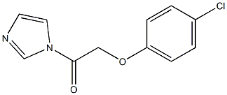 1-(1H-Imidazol-1-yl)-2-(4-chlorophenoxy)ethanone 구조식 이미지