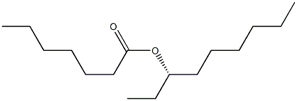 (-)-Heptanoic acid [(S)-nonane-3-yl] ester Structure