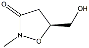 (5S)-5-Hydroxymethyl-2-methylisoxazolidin-3-one 구조식 이미지