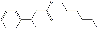 3-Phenylbutanoic acid heptyl ester Structure
