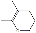 2,3-Dimethyl-5,6-dihydro-4H-pyran Structure