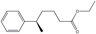 [R,(-)]-5-Phenylhexanoic acid ethyl ester Structure