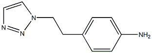 4-[2-(1H-1,2,3-Triazol-1-yl)ethyl]aniline 구조식 이미지