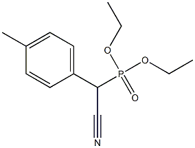 [Cyano(4-methylphenyl)methyl]phosphonic acid diethyl ester Structure