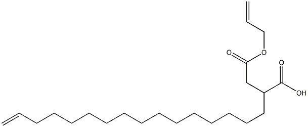 2-(15-Hexadecenyl)succinic acid 1-hydrogen 4-allyl ester 구조식 이미지