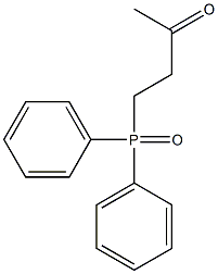4-(Diphenylphosphinyl)-2-butanone Structure