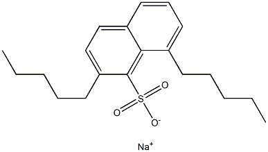 2,8-Dipentyl-1-naphthalenesulfonic acid sodium salt 구조식 이미지