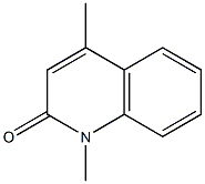 1,4-Dimethyl-1,2-dihydroquinoline-2-one Structure