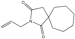 2-Allyl-2-azaspiro[4.6]undecane-1,3-dione 구조식 이미지