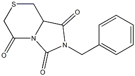 8,8a-Dihydro-2-benzyl-1H-imidazo[5,1-c][1,4]thiazine-1,3,5(2H,6H)-trione 구조식 이미지