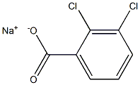 Dichlorobenzoic acid sodium salt 구조식 이미지