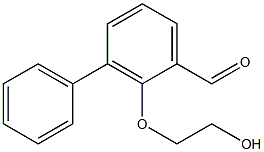 3-Phenyl-2-(2-hydroxyethoxy)benzaldehyde Structure
