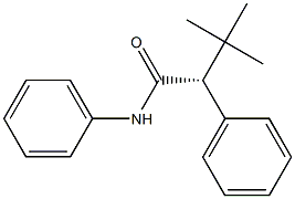 [R,(-)]-3,3-Dimethyl-2,N-diphenylbutyramide 구조식 이미지