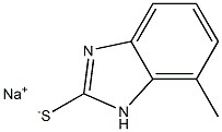 Sodium 4-methyl-3H-benzimidazole-2-thiolate 구조식 이미지