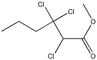 2,3,3-Trichlorocaproic acid methyl ester Structure