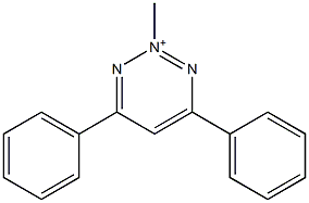 4-Phenyl-6-phenyl-2-methyl-1,2,3-triazin-2-ium 구조식 이미지