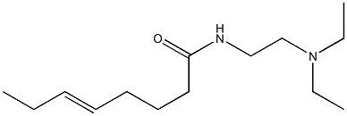 N-[2-(Diethylamino)ethyl]-5-octenamide Structure