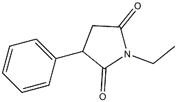 N-Ethyl-2-phenylsuccinimide 구조식 이미지