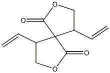 4,9-Divinyl-2,7-dioxaspiro[4.4]nonane-1,6-dione 구조식 이미지