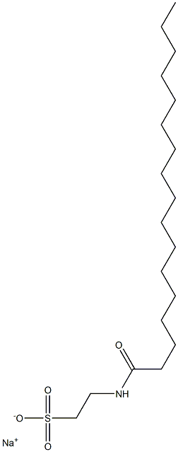 N-Heptadecanoyltaurine sodium salt Structure