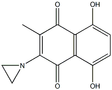 2-(Aziridin-1-yl)-5,8-dihydroxy-3-methylnaphthalene-1,4-dione Structure