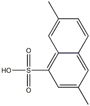 3,7-Dimethyl-1-naphthalenesulfonic acid Structure