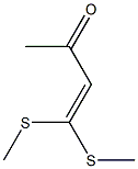 3-Oxo-1-butenal dimethyldithioacetal Structure