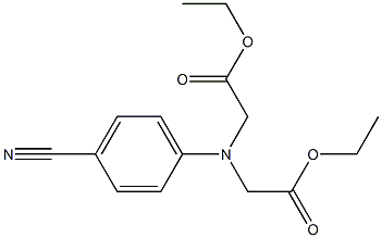 N-(4-Cyanophenyl)iminodiacetic acid diethyl ester 구조식 이미지