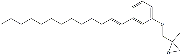 3-(1-Tridecenyl)phenyl 2-methylglycidyl ether Structure