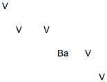 Pentavanadium barium Structure