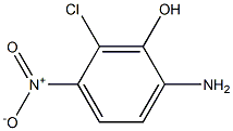 2-Amino-6-chloro-5-nitrophenol 구조식 이미지