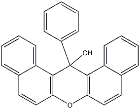 14-Phenyl-14H-dibenzo[a,j]xanthene-14-ol Structure