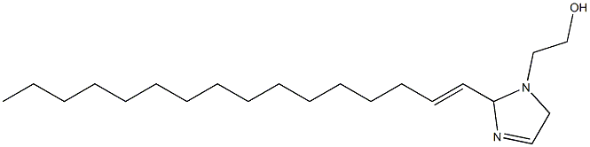 2-(1-Hexadecenyl)-3-imidazoline-1-ethanol Structure