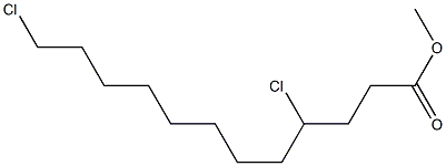 4,12-Dichlorolauric acid methyl ester 구조식 이미지