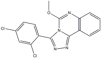 3-(2,4-Dichlorophenyl)-5-methoxy-1,2,4-triazolo[4,3-c]quinazoline Structure
