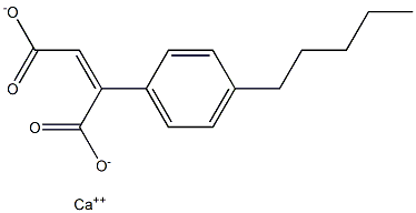 2-(4-Pentylphenyl)maleic acid calcium salt 구조식 이미지