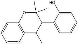 2,2,4-Trimethyl-3-(o-hydroxyphenyl)chroman Structure