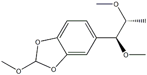 5-[(1S,2R)-1,2-Dimethoxypropyl]-2-methoxy-1,3-benzodioxole Structure