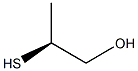 [S,(+)]-2-Mercapto-1-propanol 구조식 이미지