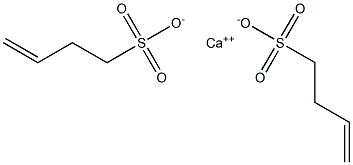 Bis(3-butene-1-sulfonic acid)calcium salt Structure