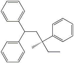 [S,(+)]-3-Methyl-1,1,3-triphenylpentane 구조식 이미지