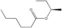 (-)-Hexanoic acid (R)-sec-butyl ester 구조식 이미지