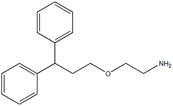 2-(3,3-Diphenylpropoxy)ethan-1-amine Structure