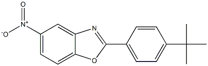 5-Nitro-2-[4-tert-butylphenyl]benzoxazole Structure